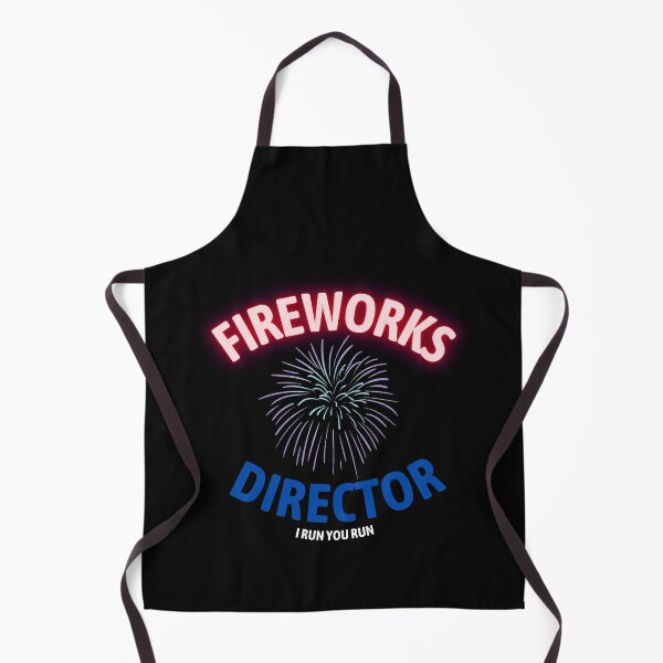 Item preview, Fireworks Director I Run You Run 4th Of July Black designed and sold by Amovar.