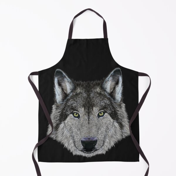 Artikelvorschau, grauer und weißer Wolf, Hund Polarwolf, Kunst, Druck, entworfen und verkauft von Senior-Kuzmin.