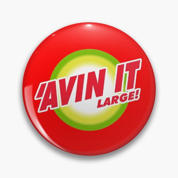 Item preview, 'Avin It Large! - Red Rave text on multicolour bullseye. designed and sold by NearTheKnuckle.