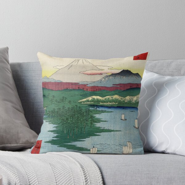 Item preview, Noge Yokohama In Musashi Province - Hiroshige Ando - 1858 - woodcut designed and sold by CrankyOldDude.