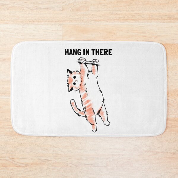 Item preview, hang in there, cat emotional support designed and sold by foxcart.