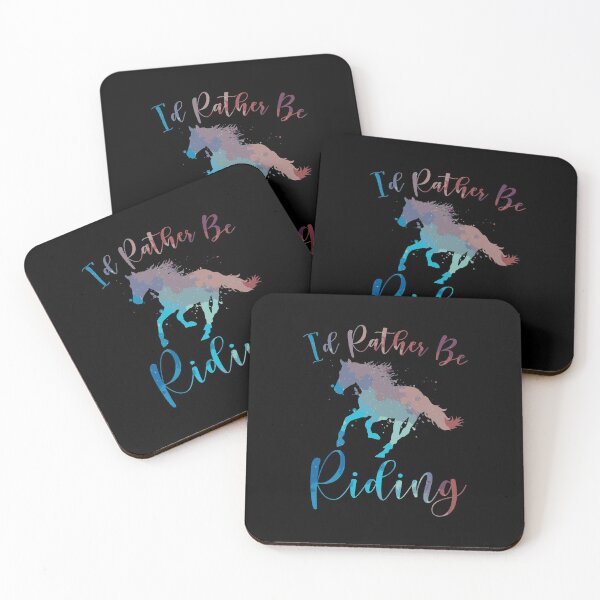 Item preview, I'D Rather Be Riding Horses Equestrian Rider Girl Kids Women designed and sold by oersjacque.