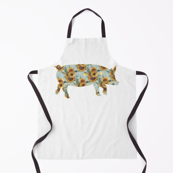 Item preview, Sunflowers and Hive Gold Lined Pig designed and sold by Lori P.