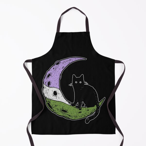Item preview, Genderqueer Cat Moon designed and sold by Clara Hollins.