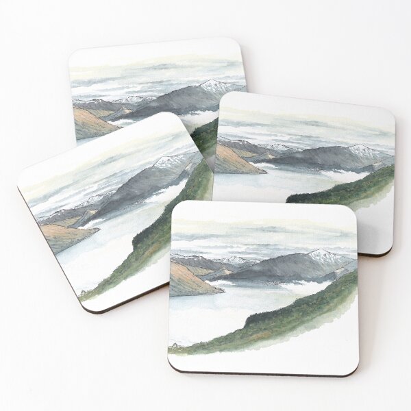 Item preview, Lake Wakatipu from Wye Creek Watercolour designed and sold by Tom Napper Design.