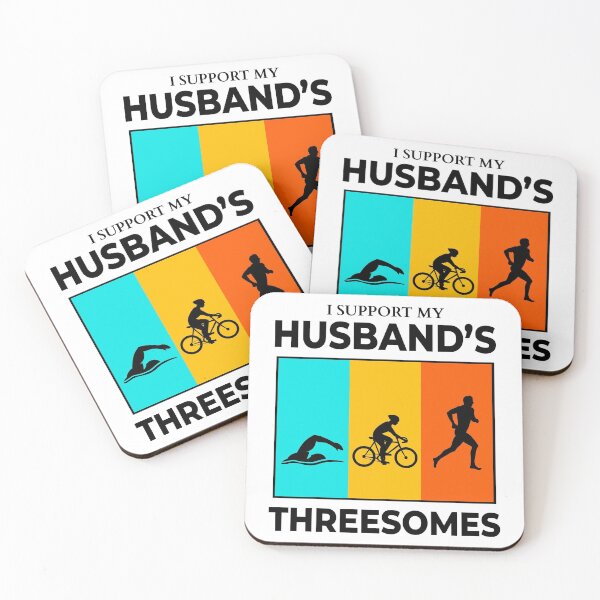 Item preview, Swim Bike Run Triathlon Triathlete Husband Wife  designed and sold by CuteDesigns1.