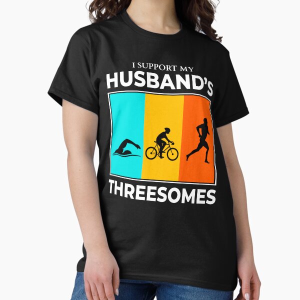 Artikel-Vorschau von Schwimmen Bike Run Triathlon Triathlet Ehemann Ehefrau, designt und verkauft von CuteDesigns1.