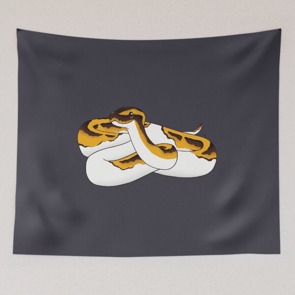 Item preview, Piebald Ball Python Illustration designed and sold by anacecilia.
