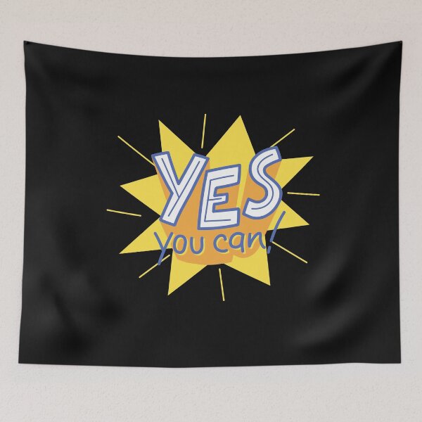 Item preview, Vintage Yes You Can ! DecorativeTypography  designed and sold by garniturex.