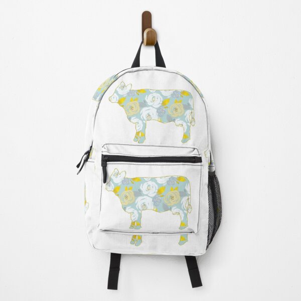 Item preview, Blue and White Floral Cow designed and sold by Lori P.
