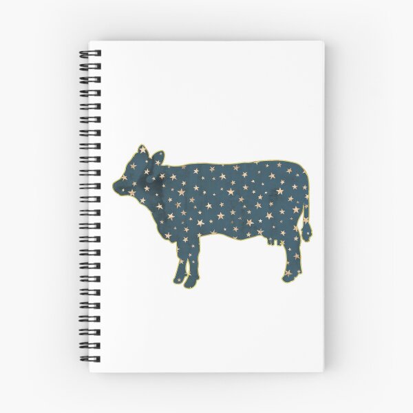 Item preview, Vaca estrellada azul y dorada designed and sold by Lori P.