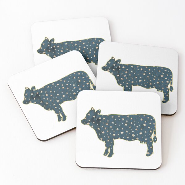 Item preview, Blue and Gold Starry Cow designed and sold by Lori P.