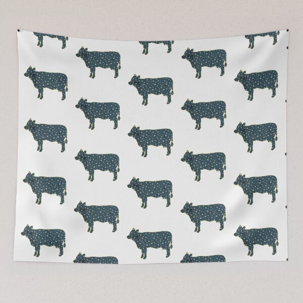 Item preview, Blue and Gold Starry Cow designed and sold by Lori P.