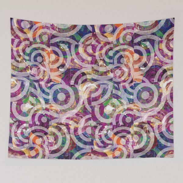 Item preview, Free-spirited concentric circles_1 designed and sold by OhzArt.