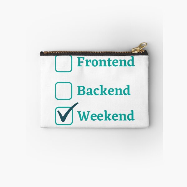 Item preview, Frontend Backend- Weekend Developer designed and sold by Ace2ooo.