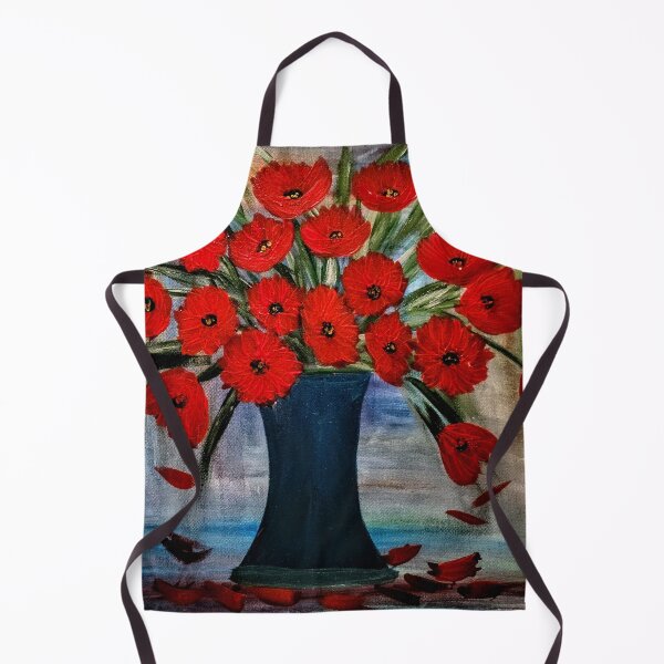 Item preview, poppies in a fun setting designed and sold by kkartwork.