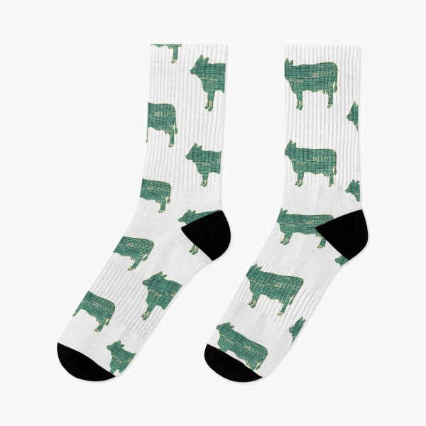 Item preview, Green Love Gold Lined Cow designed and sold by Lori P.