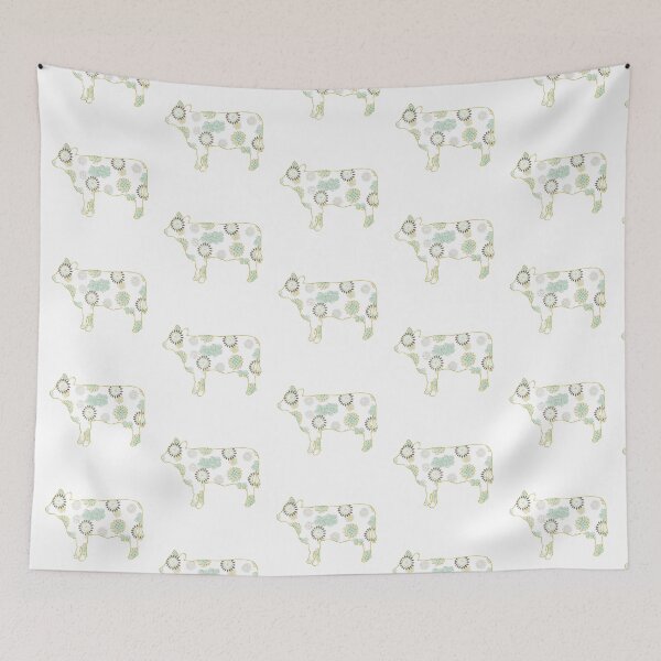 Item preview, 70s Flora Green Gold Lined Cow designed and sold by Lori P.