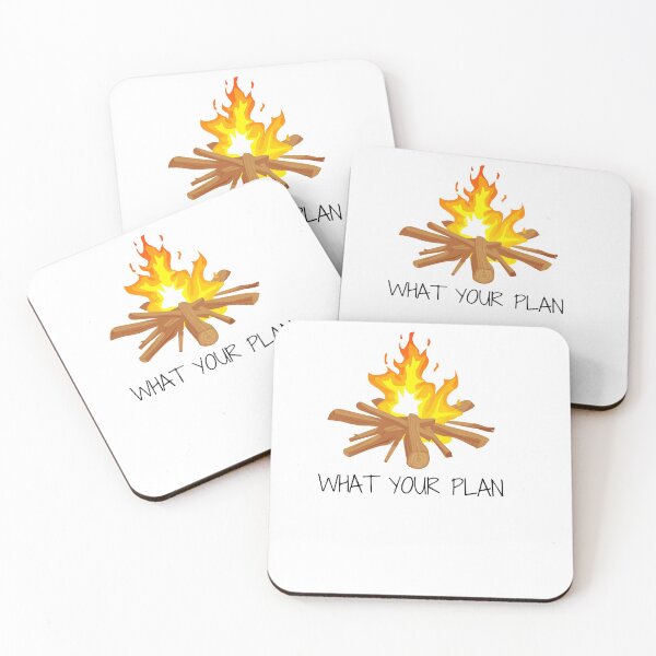 Item preview, Burning Camp Fire what your plan designed and sold by ThebestArtshop.