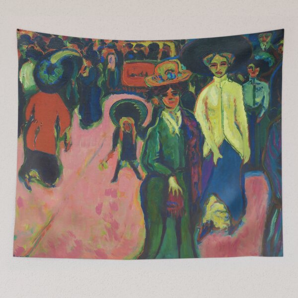 Item preview, Ernst Ludwig Kirchner - Street, Dresden (1908) designed and sold by HistoryRestored.