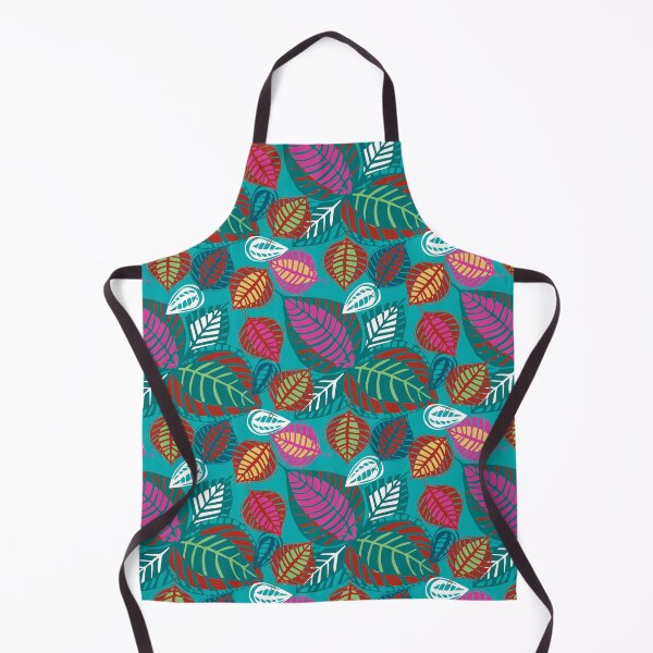 Item preview, "Leafy Passion" floral design in hot colours designed and sold by Sarah Hearfield.