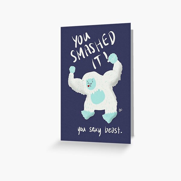 You Sexy Beast Greeting Card