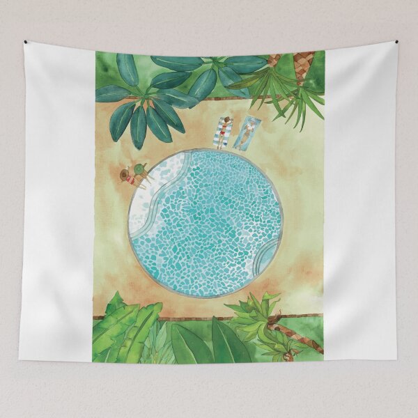 Item preview, Relaxing Poolside  designed and sold by Bec Camilleri.