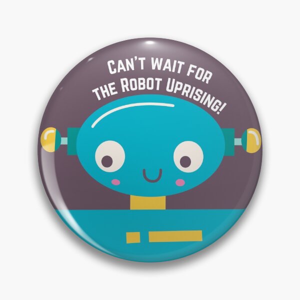 Item preview, Can't Wait for the Robot Uprising - Purple designed and sold by flying-flamingo.