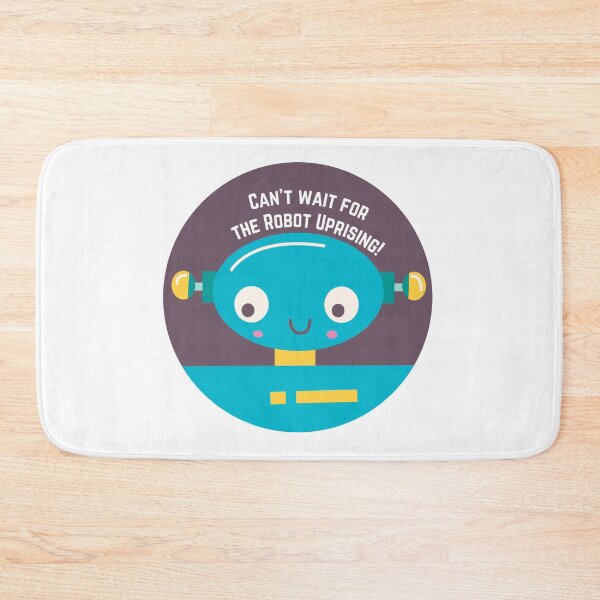 Item preview, Can't Wait for the Robot Uprising - Purple designed and sold by flying-flamingo.