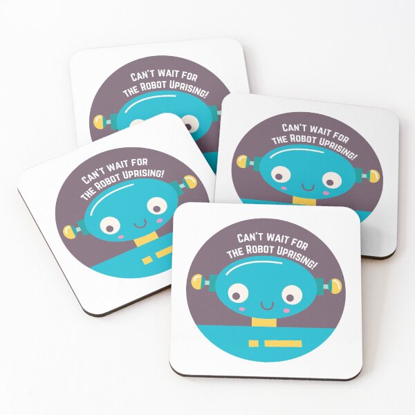 Item preview, Can't Wait for the Robot Uprising - Purple designed and sold by flying-flamingo.