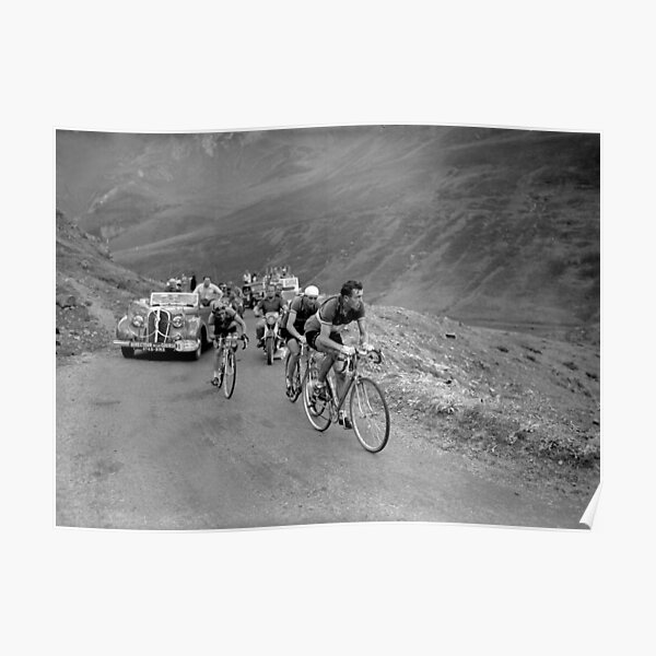 Last Climb Tdf 1950 Potrait Poster