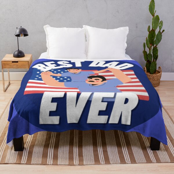 Item preview, Best Dad Ever With Us American Flag designed and sold by indie-shop.