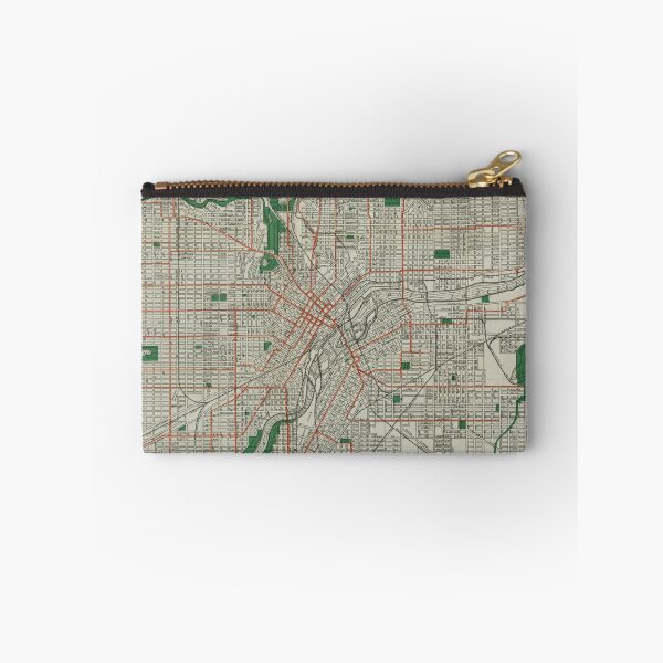 Item preview, Vintage Map of Minneapolis Minnesota (1921) designed and sold by BravuraMedia.