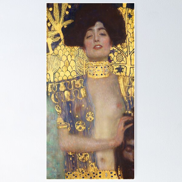 Aperçu de l'œuvre Gustav Klimt - Judith et la tête d'Holoferne (Judith und Holofernes) 1901 créée et vendue par HistoryRestored.
