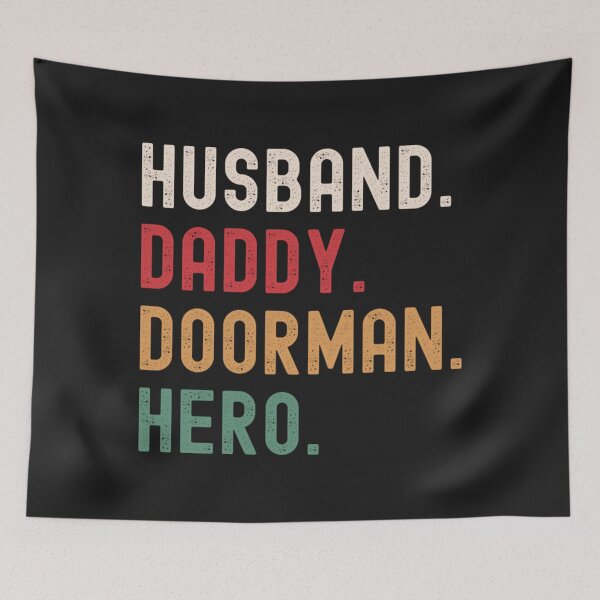 Item preview, Doorman Dad T-ShirtHusband Daddy Doorman Hero designed and sold by ChapMarou.