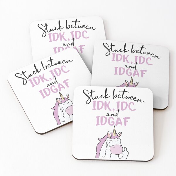 Item preview, Stuck Between IDK, IDC, and IDGAF designed and sold by Lori P.