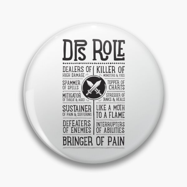 Item preview, Dps T-ShirtWoW Funny DPS Role Gaming designed and sold by ChapMarou.
