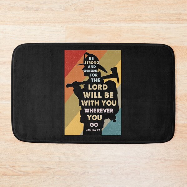 Item preview, Be Strong And Courageous For Lord Will Be With You Prospector Poster designed and sold by kathrynlice.