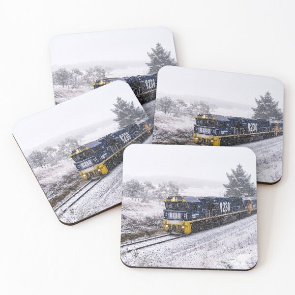 Item preview, Pacific National freight train in snow designed and sold by Nathan Murphy.