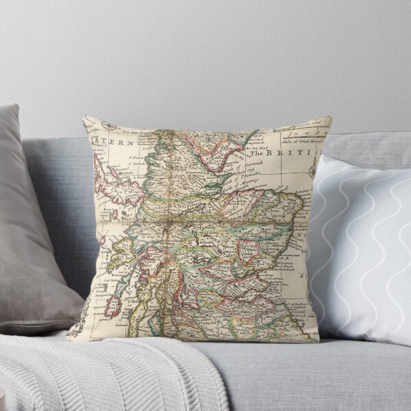 Item preview, Vintage Map of Scotland (1718) designed and sold by BravuraMedia.
