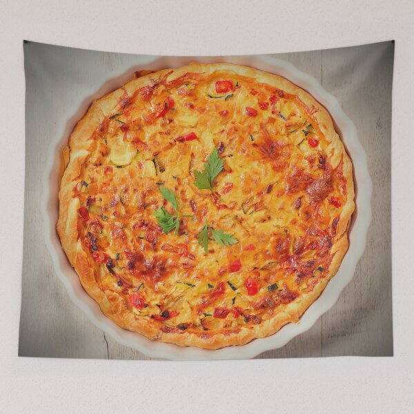Item preview, Vegetable Quiche designed and sold by NerdyByDesign.