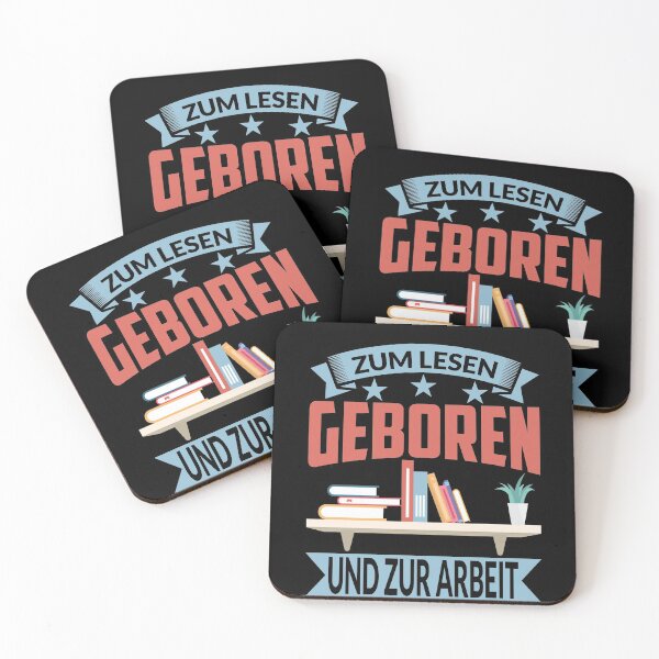 Item preview, ZUM LESEN GEBOREN UND ZUR ARBEIT GEZWUNGEN designed and sold by Spirit-Designs.