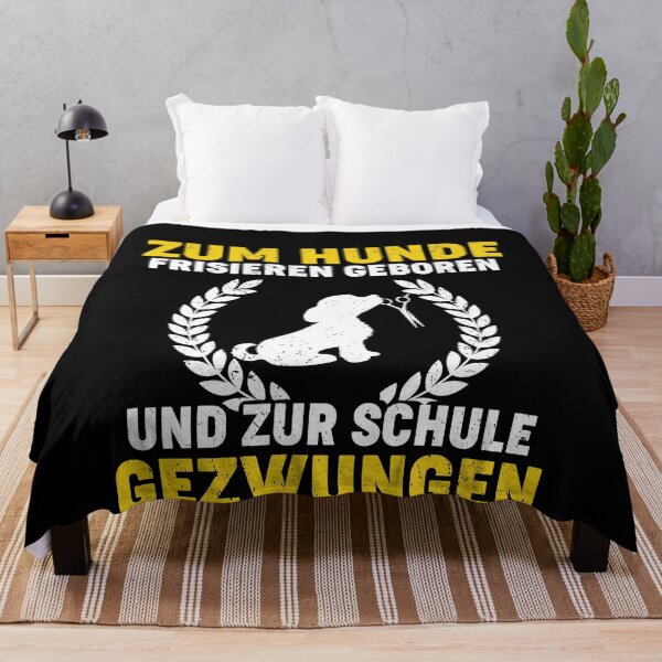 Item preview, ZUM HUNDE FRISIEREN GEBOREN UND ZUR SCHULE designed and sold by Spirit-Designs.