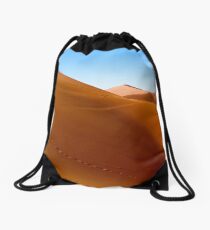 Sand dune near Sossusvlei Drawstring Bag
