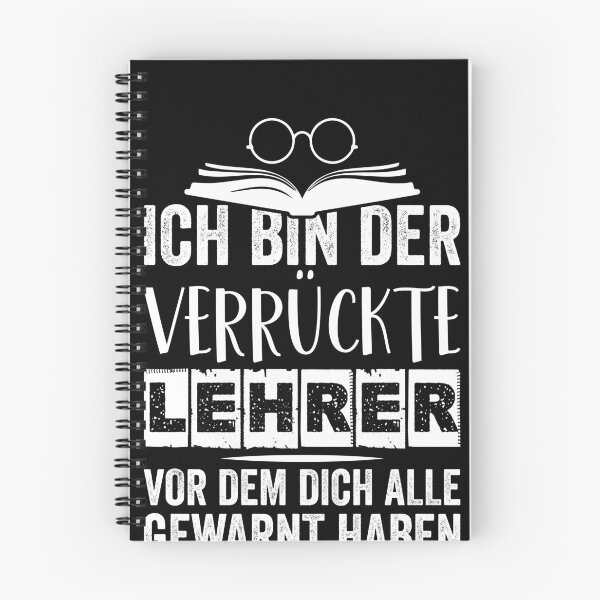 Item preview, Ich bin der verrueckte Lehrer designed and sold by Spirit-Designs.