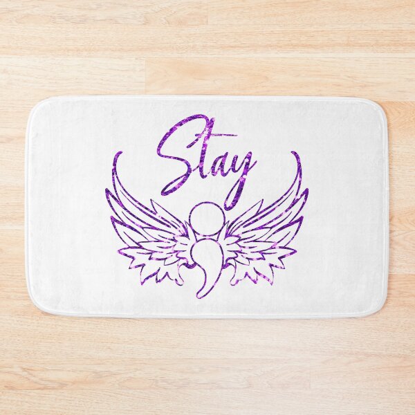 Item preview, Glitter Suicide Prevention Awareness Semicolon with Wings designed and sold by Lori P.