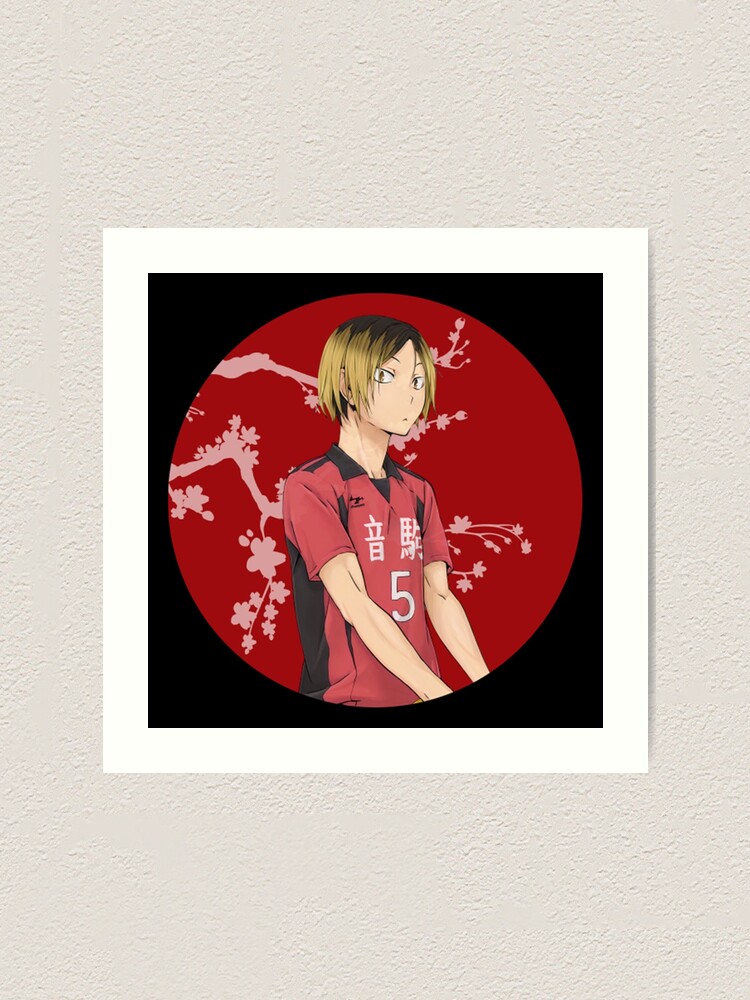 Haikyuu Kenma Kozume Red Circle Colored Art Print For Sale By Deandreedwards Redbubble 9198