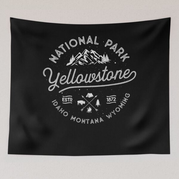 Item preview, Yellowstone Us National Park Bison Buffalo Vintage Men Women Gift designed and sold by mchargue12.