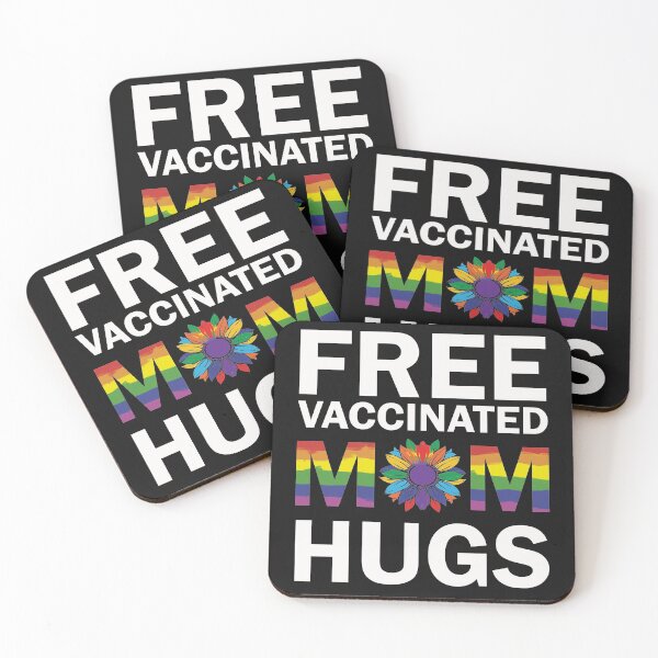 Item preview, Gay Pride Free Vaccinated Mom Hugs Sunflower LGBT 2021 designed and sold by anthonybarr1205.