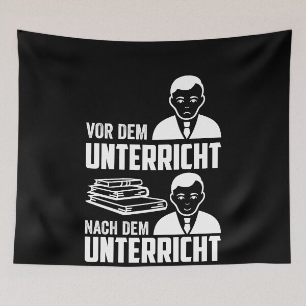 Item preview, VOR DEM UNTERRICHT NACH DEM UNTERRICHT designed and sold by Spirit-Designs.